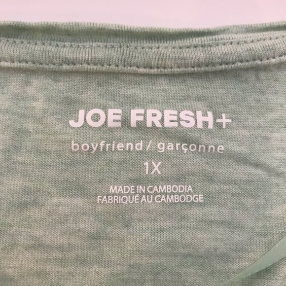 Joe Fresh Pocket Tee Plus 1X - Picture 5 of 6